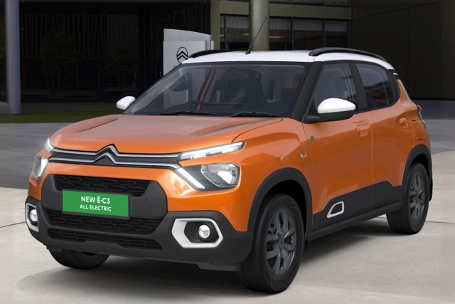 Image of the electric car